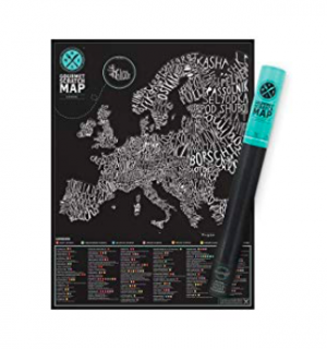 European Food Scratch Map