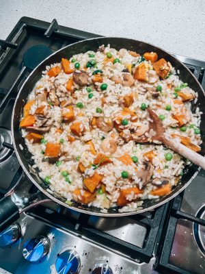 Prawn and Sweet Potato Risotto