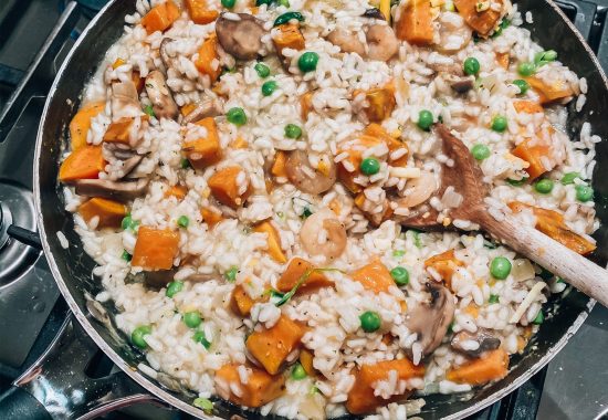 Prawn and Sweet Potato Risotto