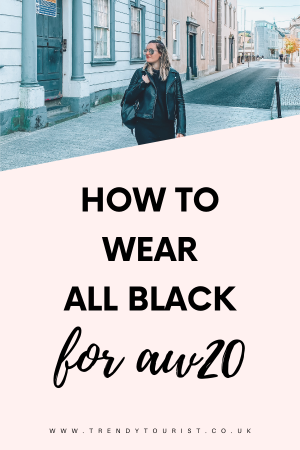 How to Wear All Black for AW20
