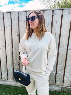 Basic Sweatshirt and Joggers Set