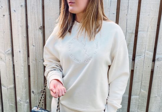 Basic Sweatshirt and Joggers Set