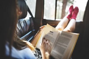 Reading During a Car Journey