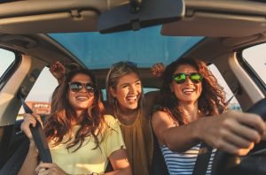 Sunglasses on a Road Trip