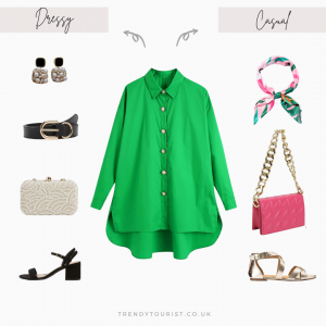 Oversized Shirt Dress