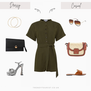 Waist-Defining One-Piece Simple Summer Outfit Ideas