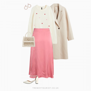 A Jumper and Midi Skirt