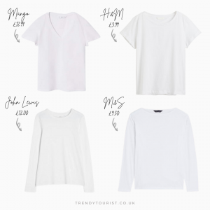 Basic White T-Shirt Travel Fashion Staples