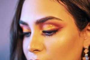 Pink and Peach Eyeshadow