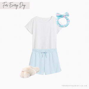 How to Wear a White T-Shirt With Loungewear