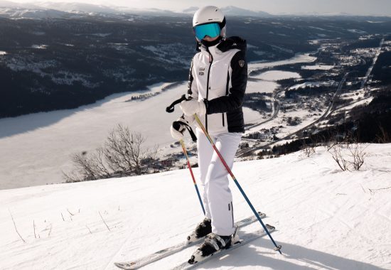 Woman in Ski Outfit