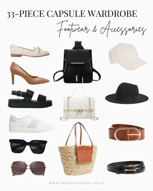 Capsule Wardrobe Shoes and Accessories