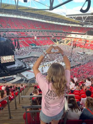 Stadium View of Taylor Swift Eras Tour Wembley