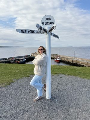 John O'Groats Sign NC500 Route