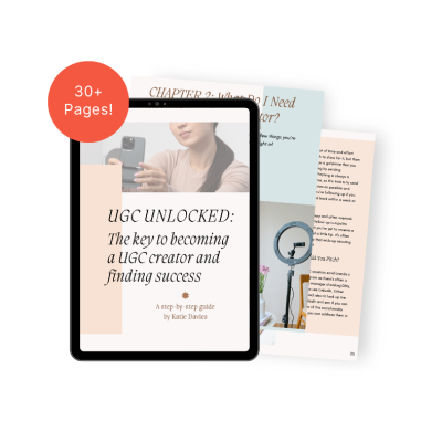 UGC Unlocked: The Key to Becoming a UGC Creator and Finding Success